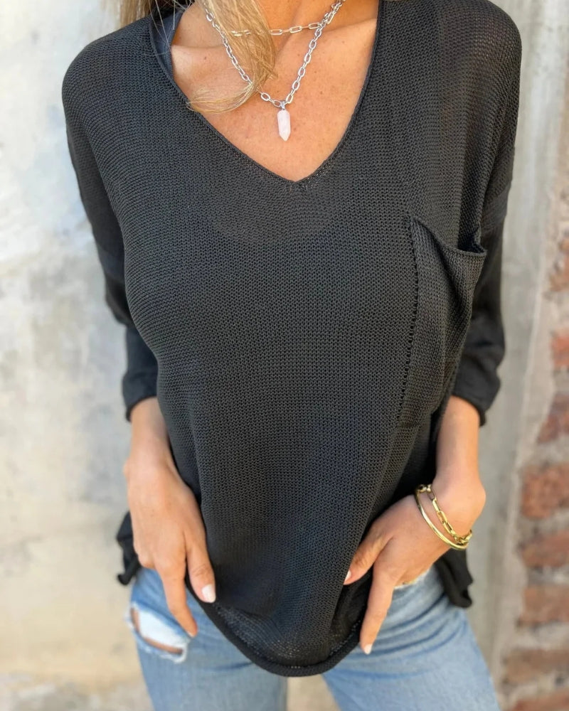SEMBE - Boho Strik Top