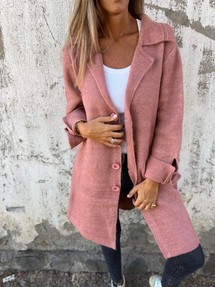 Isabella - Casual Lang Frakke Med Manchetter