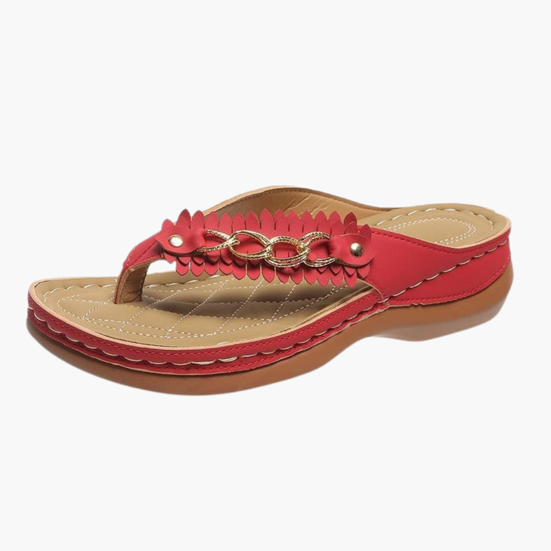 Elva™ | Blomstrede Strand-Slippers