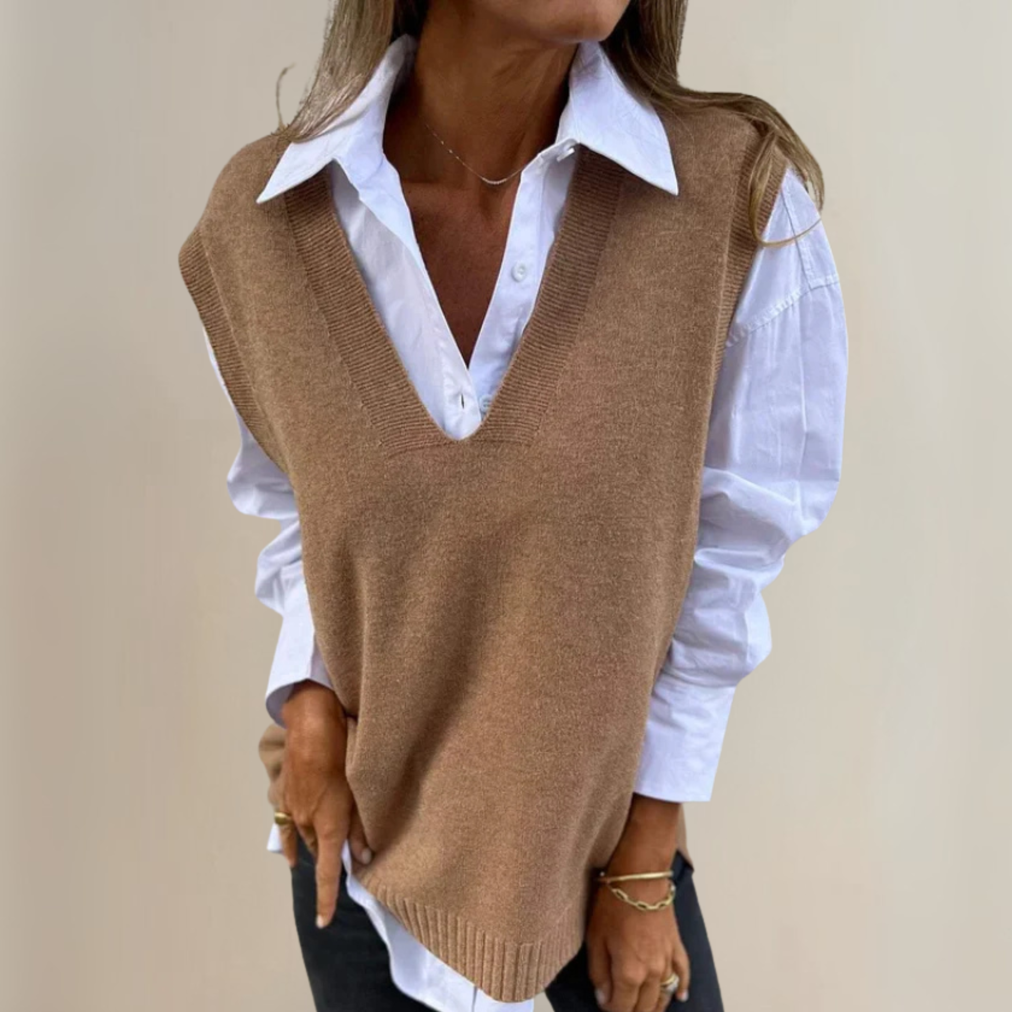 NUSA - Strikket Sweater Vest