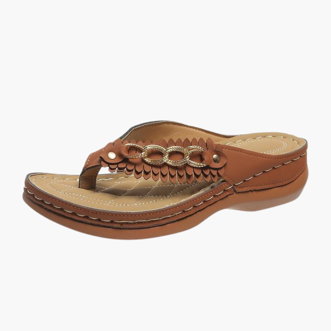 Elva™ | Blomstrede Strand-Slippers