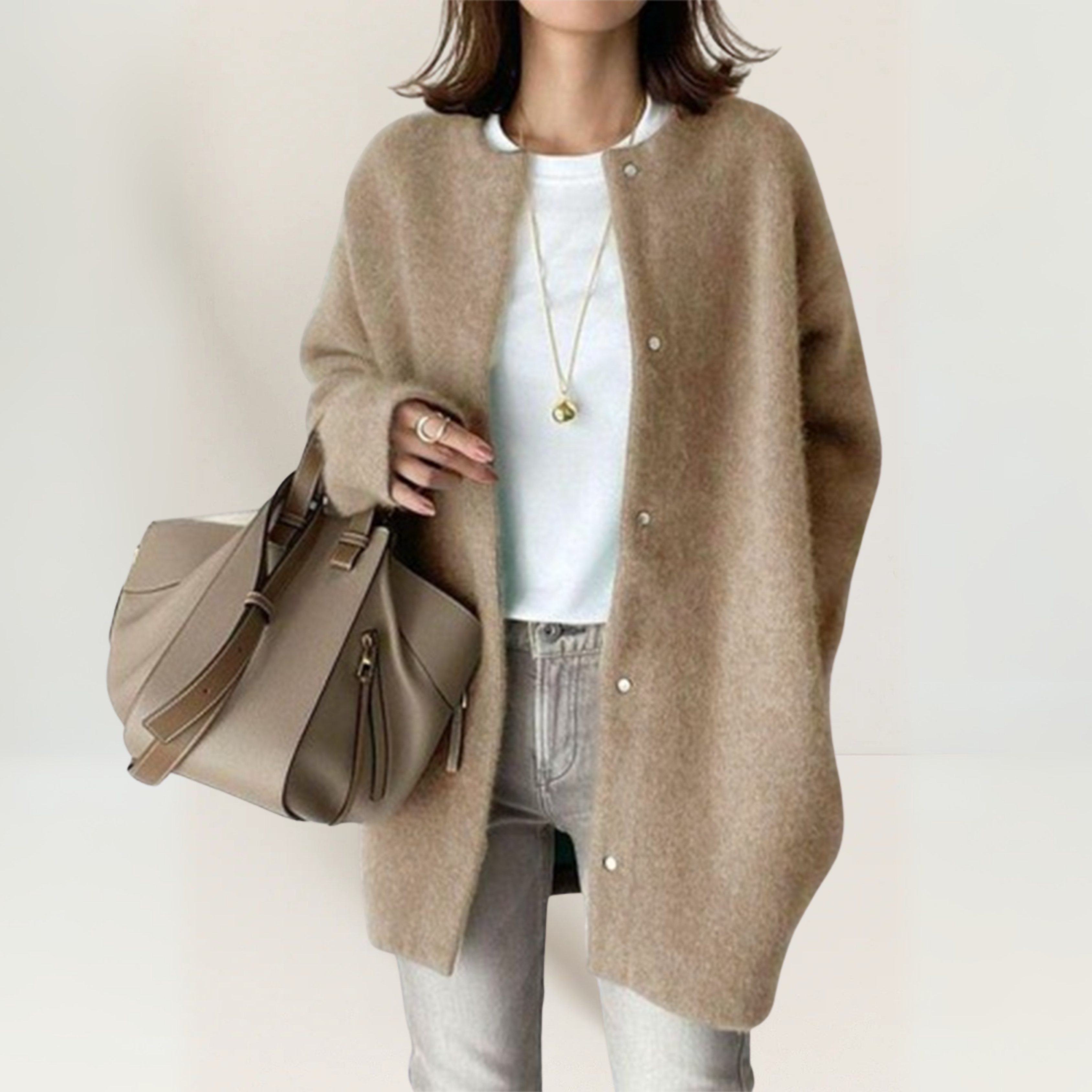 Sila | Elegant Cardigan med Klassisk Design