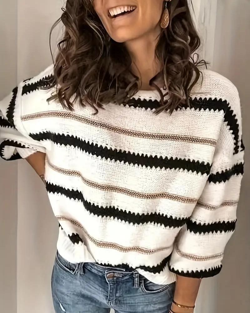 DAIANA - Casual Langærmet Sweater