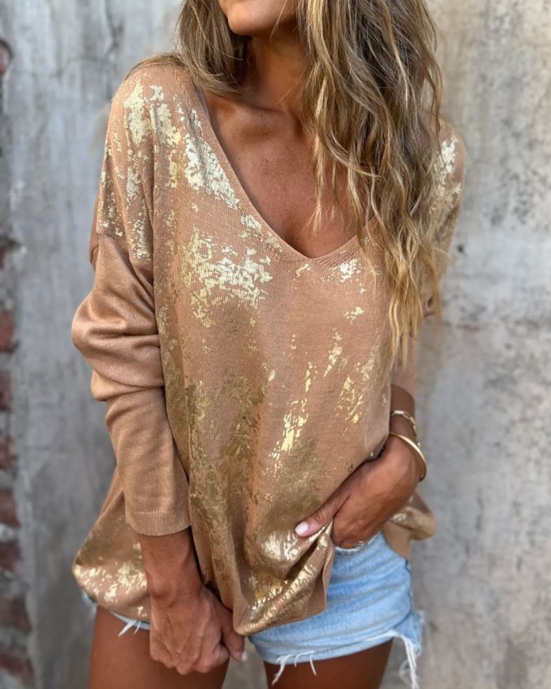 BANGLI - CASUAL STRIKKET TOP