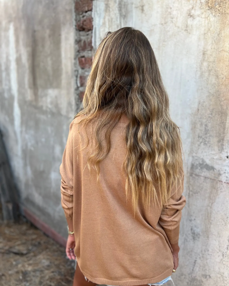 BANGLI - CASUAL STRIKKET TOP