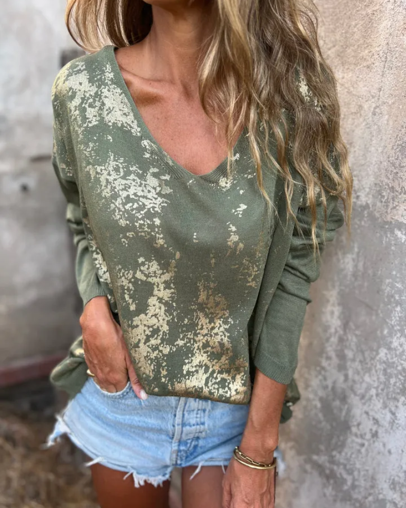 BANGLI - CASUAL STRIKKET TOP