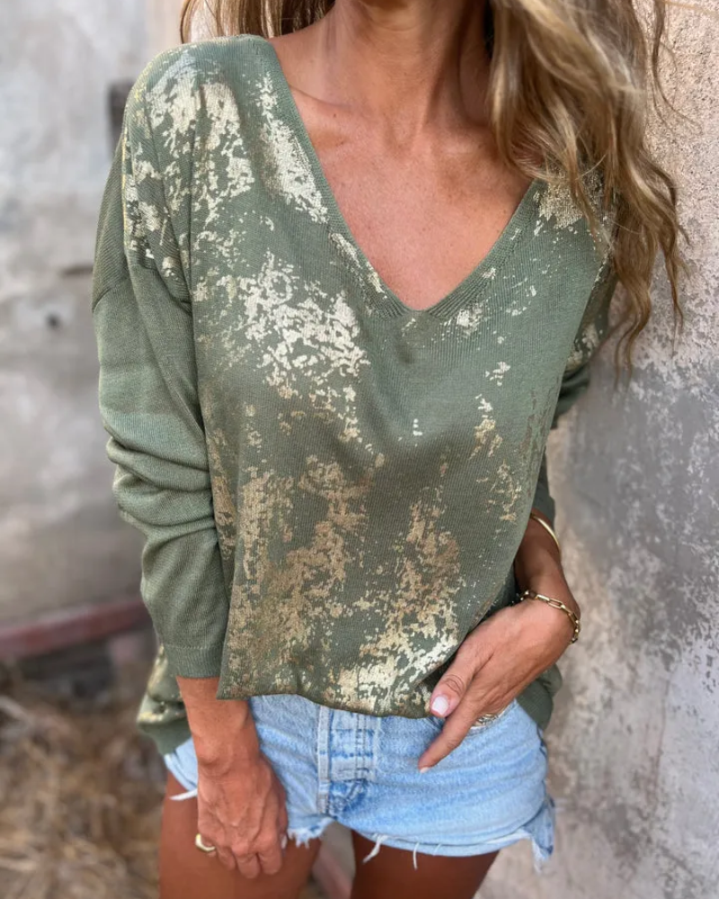 BANGLI - CASUAL STRIKKET TOP
