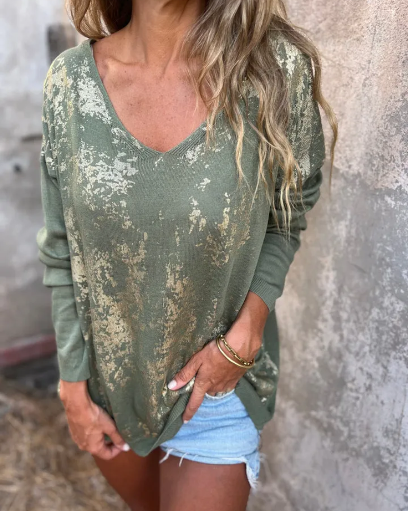 BANGLI - CASUAL STRIKKET TOP