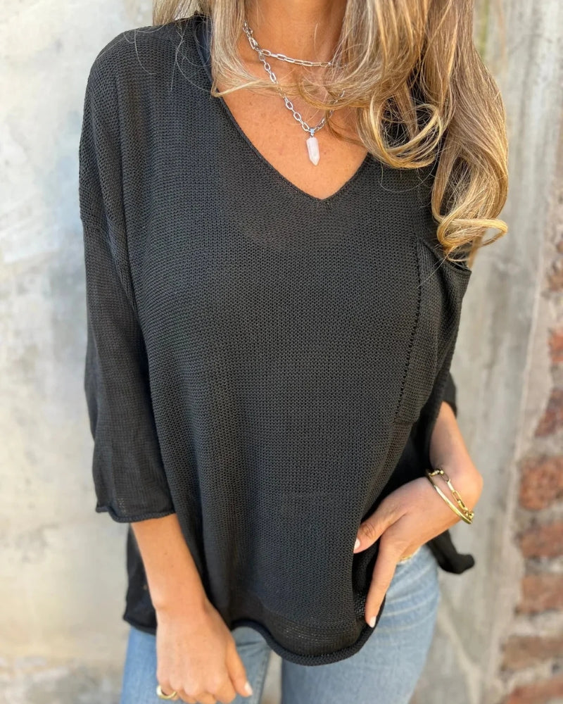 SEMBE - Boho Strik Top