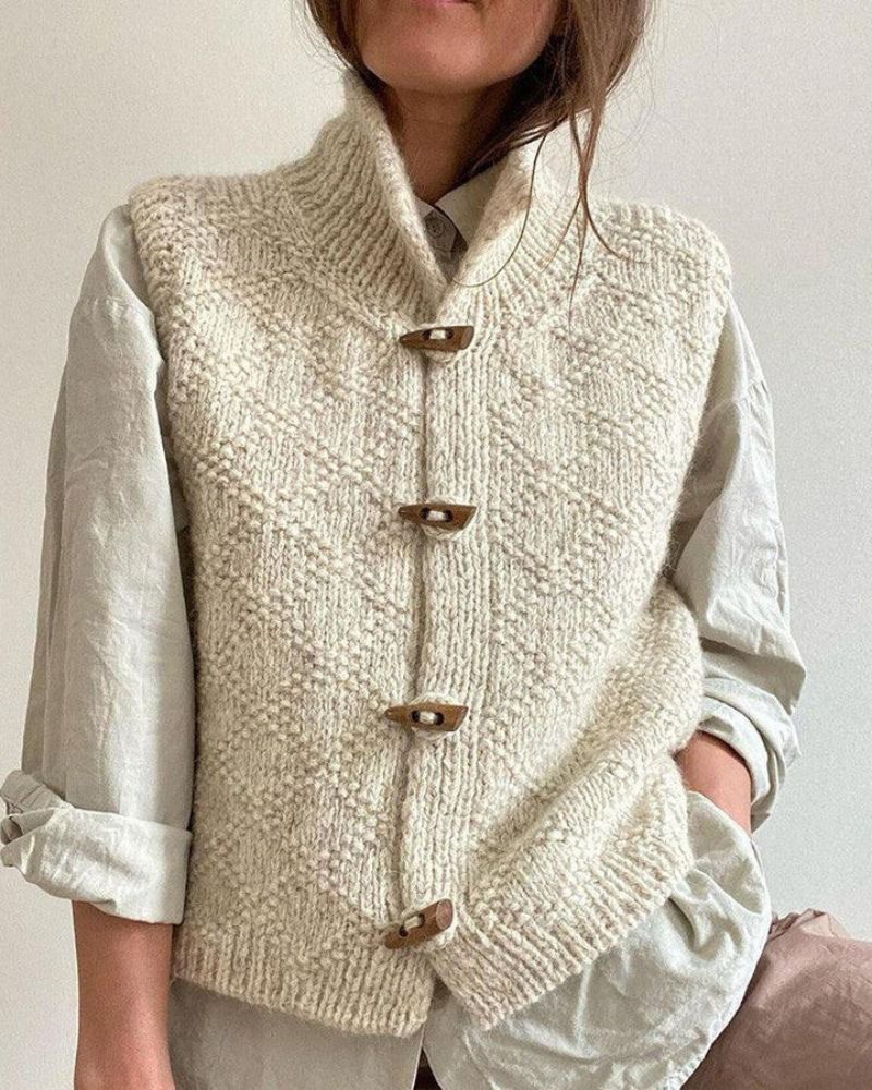 INGRID - ELEGANT CARDIGAN UDEN ÆRMER