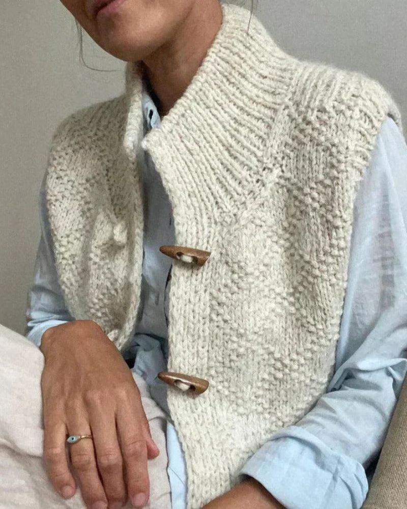 INGRID - ELEGANT CARDIGAN UDEN ÆRMER
