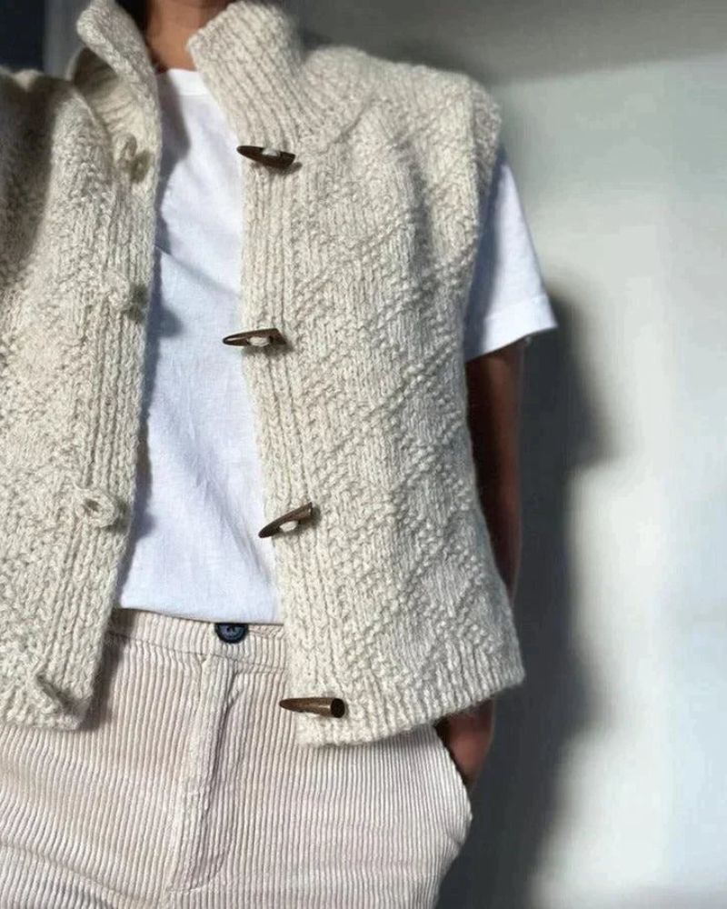 INGRID - ELEGANT CARDIGAN UDEN ÆRMER