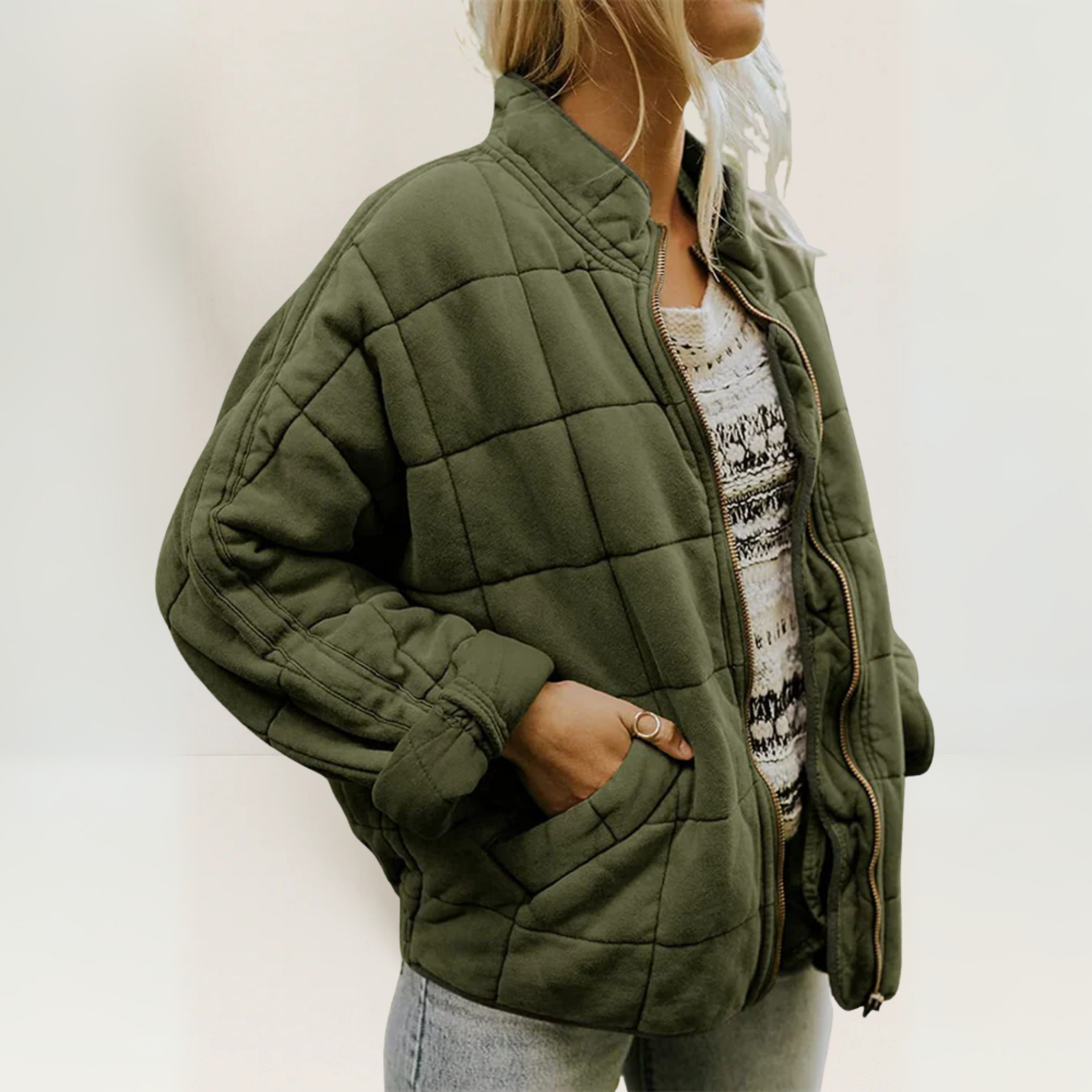 Aline™ | Quiltet overgangsjakke