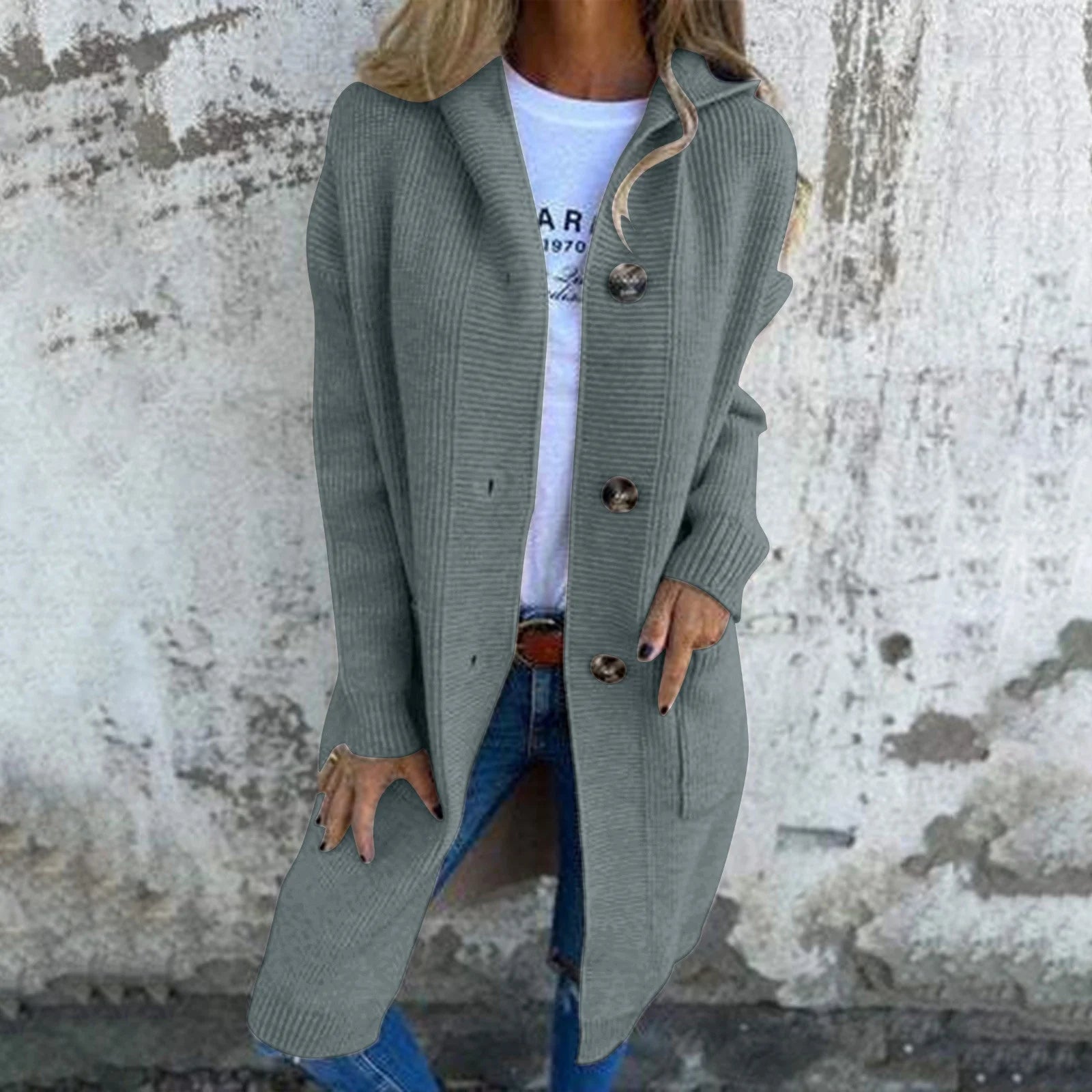 Monica™ | Lang og elegant cardigan
